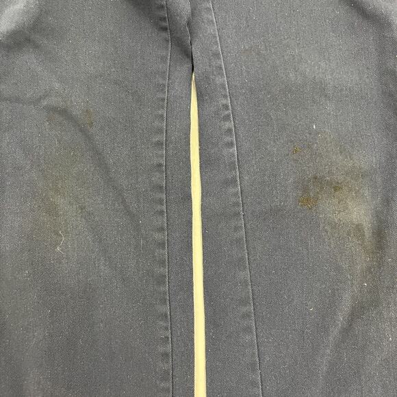 Vintage 70s Big Ben Wrangler Navy Workwear Chinos 30x29 - Picture 2 of 6